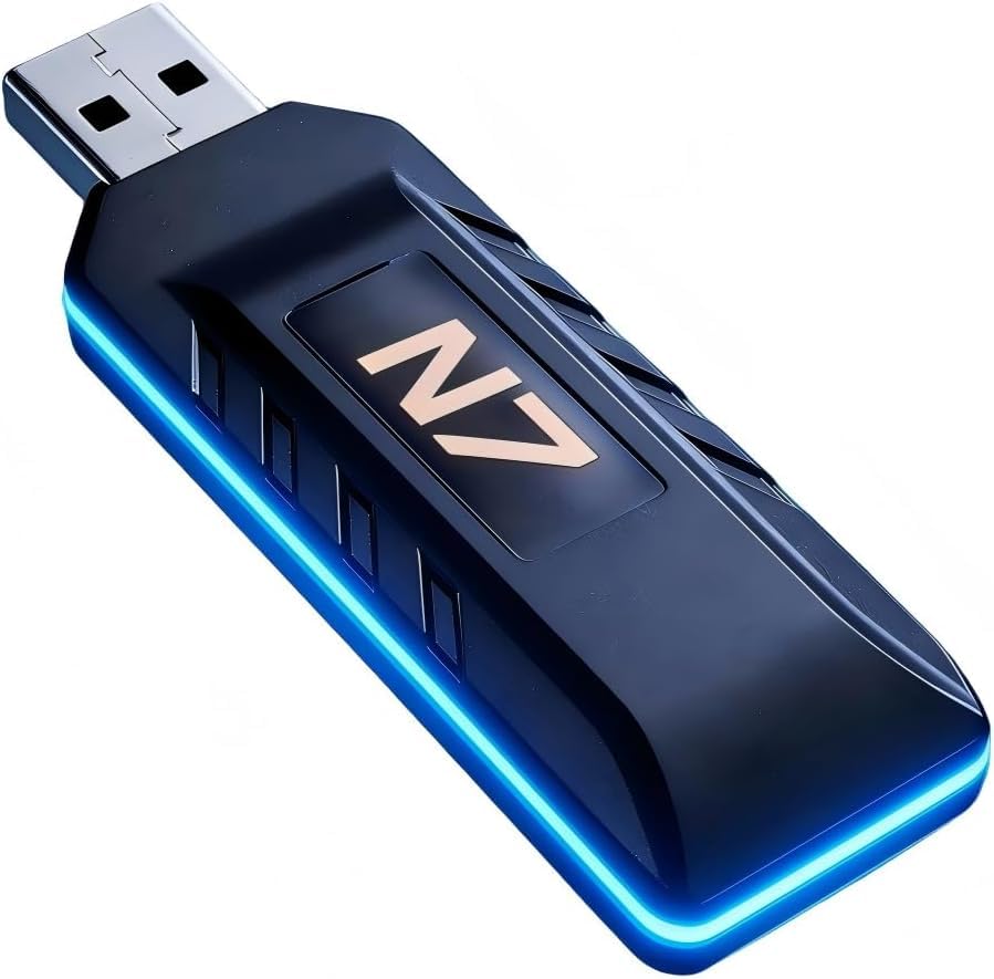 Image of New World N7 Racing Wheel Converter Wireless USB Receiver for PS5 Compatible with PXN V3, V900,V9 GEN 2,V900 Gen2,Arcade Stick 0082,X8,008,Racing Wheel Model