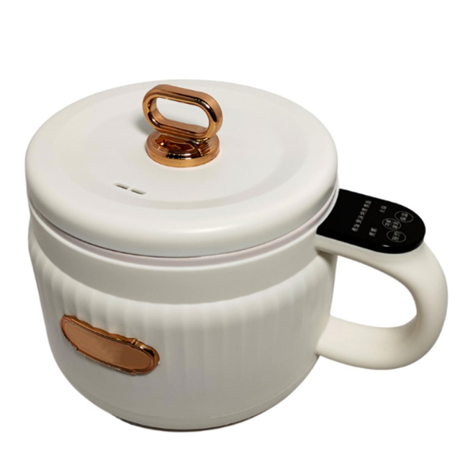 Pottes Chaudes Électriques 1.6L Portable Cuideur Antiadhésif Pots De Cuisson Électrique Adaptés Plats Rapides Nouilles De Steak