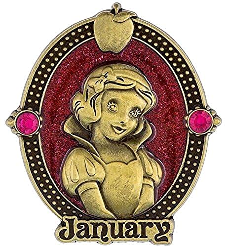 Disney Parks Princess Birthday Birthstone Pin - Snow White - January