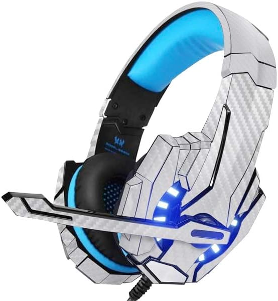 Skinit Decal Audio Skin Compatible with BENGOO G9000 - White Carbon Fiber Specialty Texture Material Design
