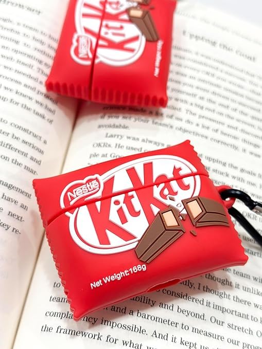 Image of Techmount Compatible with Airpods Pro GEN-2 (2022) Case Cover Silicone Cartoon Character 3D Cover Wtih 360 Protection Airpods Pro 2 Cover Case (NOT for Any Other AIRPODS) (KITKATT)