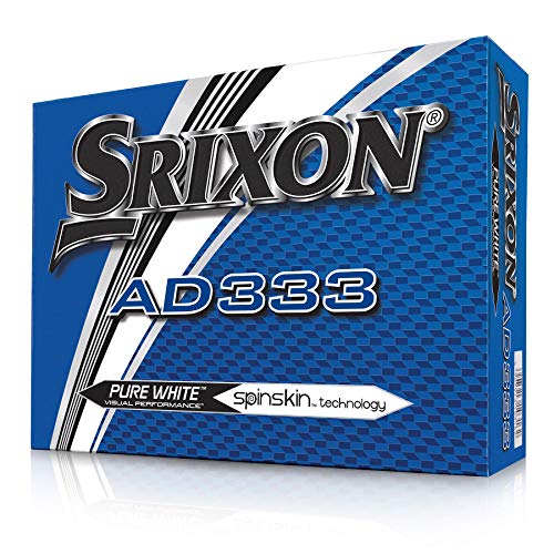 Srixon AD333 Golfbälle - Modell 2018 - weiß - 1 Dutzend