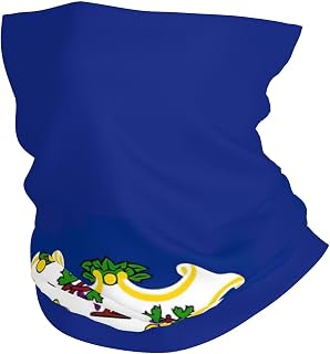 Connecticut State Flag Print Moisture Wicking Headband, Neck Gaiter for Women Men, Face Mask, Neck Wrap, Head Scarf