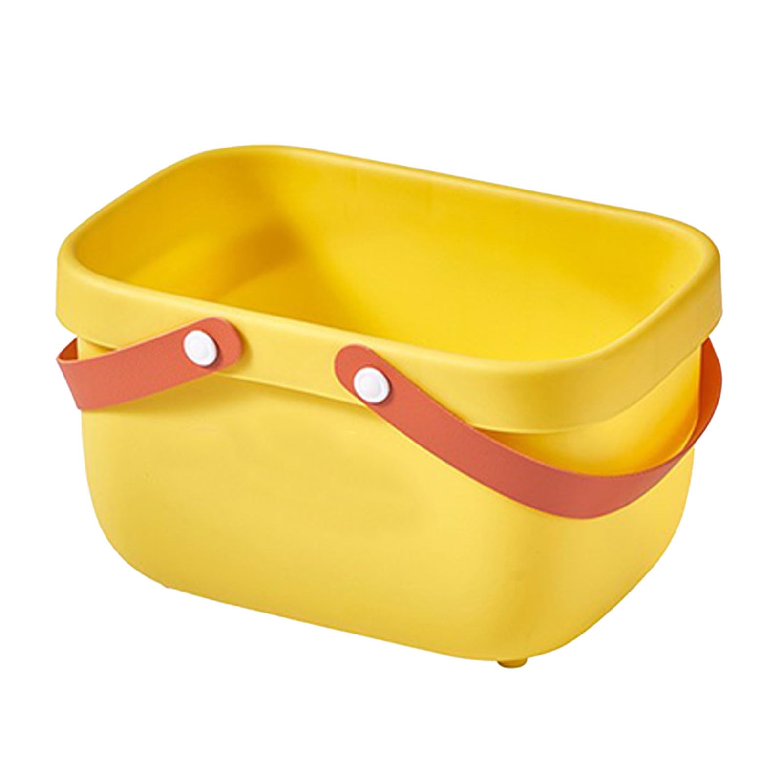 Miriam Song Shower Basket with Handle PP Cute Cartoon Design Portable Shower Caddy Organizer Bin for Bathroom College