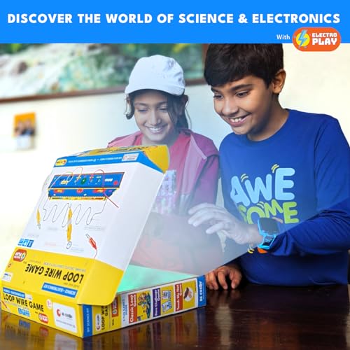 Loop Wire Game with Electro Play | 15+ DIY STEM Projects for Kids 8-9-10-11-12-13-14 Years Old | Science & Electronics Kit | Buzz Wire Game | Birthday Gift for Boys & Girls | Made in India - Image 4