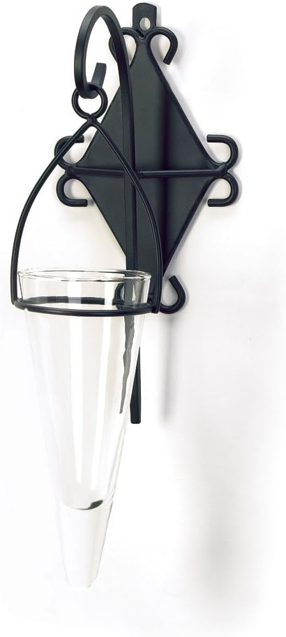 METAL HANGING PENDANT VASE