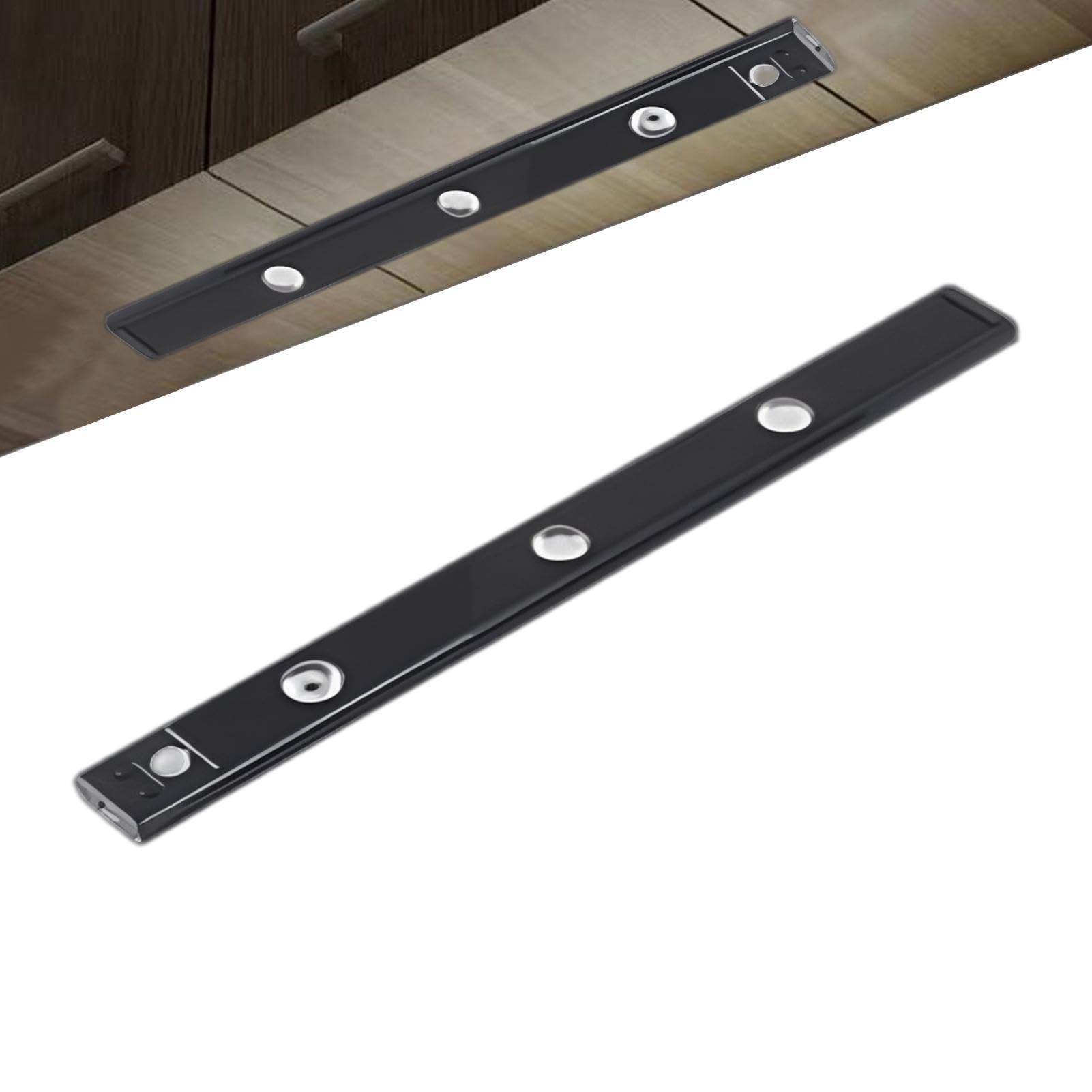 LED Motion Sensor Light for Corridor, 0.9W Magnetic Closet Light with 3 Colour Temperature - USB Charging Strip for Bunk Bed, Toolbox, Workshop, Vanity Table