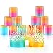 Produktbild Heatigo 12pcs treppenläufer spirale Rainbow Spiral Springs Rainbow for Party Bag Fillers Toy Plastic Rainbow Circle Toy