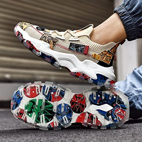 GSIGUL Mens Athletic Shoes Mesh Non Slip Running Shoes Gym Sports Tennis Walking Jogging Sneakers4