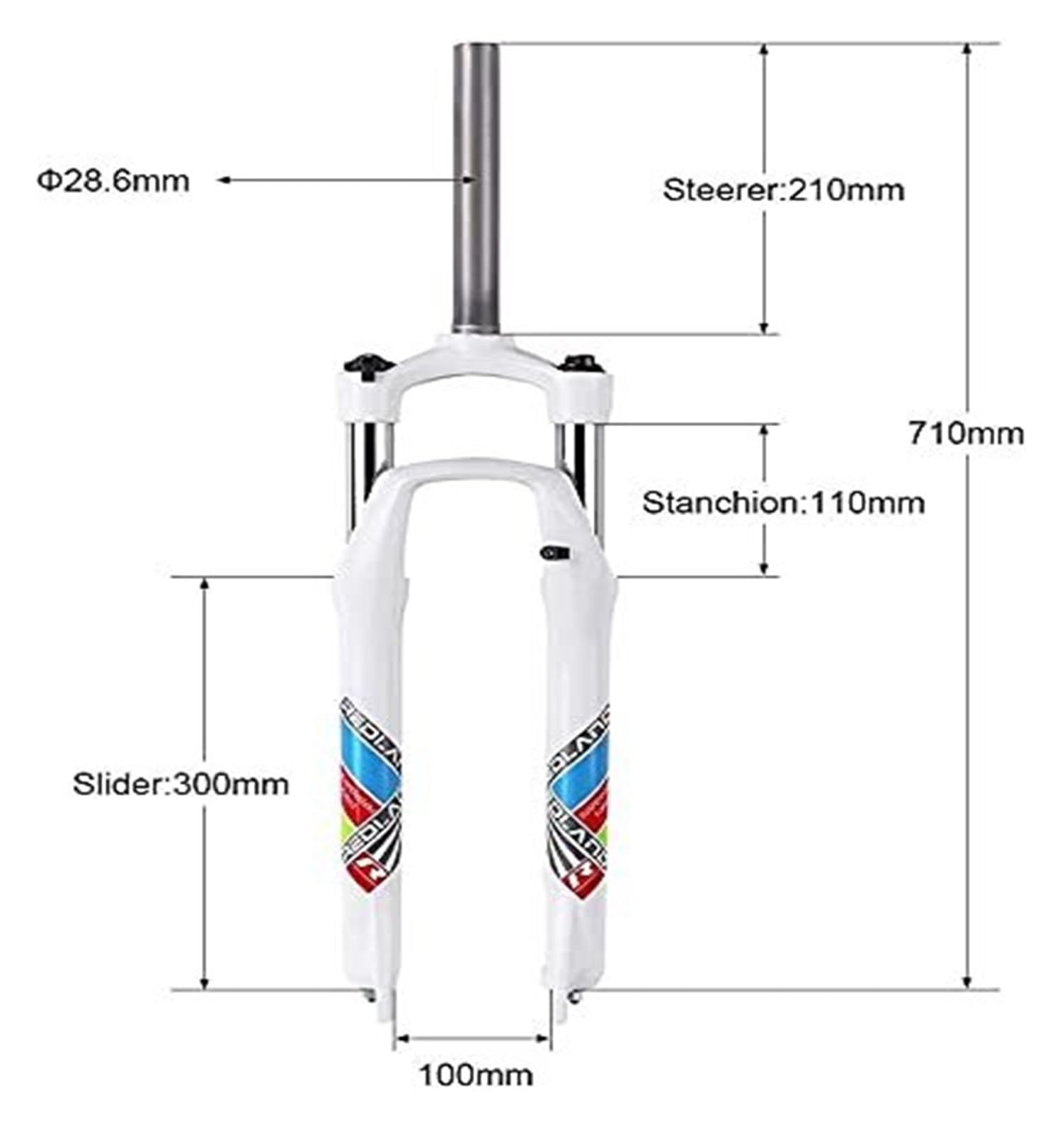 Ultralekki przedni widelec do rowerów górskich, sprężyna olejowa, akcesoria i części rowerowe, 26", 27,5" 29"