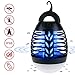 Produktbild ROVLAK Insektenvernichter LED Outdoor Mückenlampe Camping USB 2-In-1 Insektenvernichter Elektrisch Wiederaufladbar+Moskitokiller Portabel mit 3 Beleuchtungsmodi Moskito Schutz Lampe für Freien,Schwarz