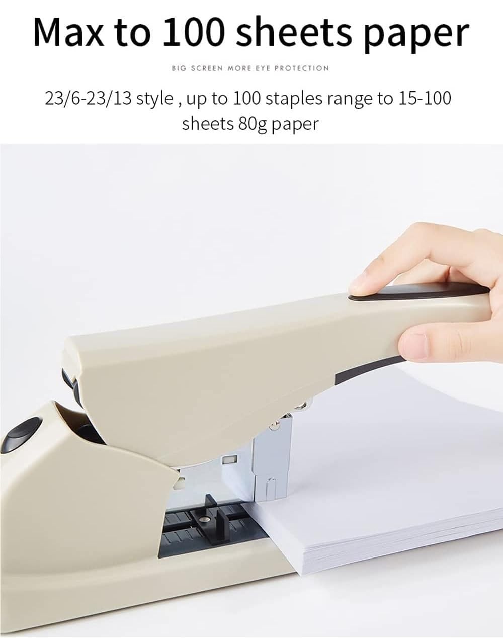 Spillatrice Cucitrice da scrivania grande e pesante da scrivania, cucitrice portatile, cucitrice portatile, cucitrice for studenti, forniture for ufficio a risparmio di manodopera Forniture per Uffici