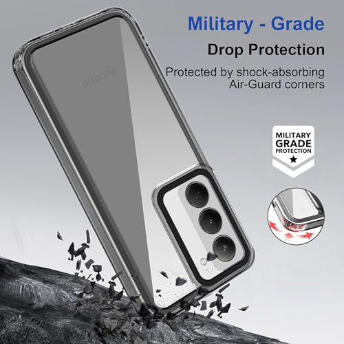 Image of Zapcase Back Case Cover for Realme P3x 5G | Compatible for Realme P3x 5G Back Cover | Case Cover with Camera Protection | (TPU + PC | Translucent Black)