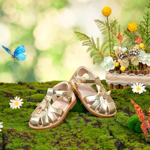 Image of GINFIVE Toddler Girls Sandals Girls Toddler Sandals Little Girls Kids Shoes