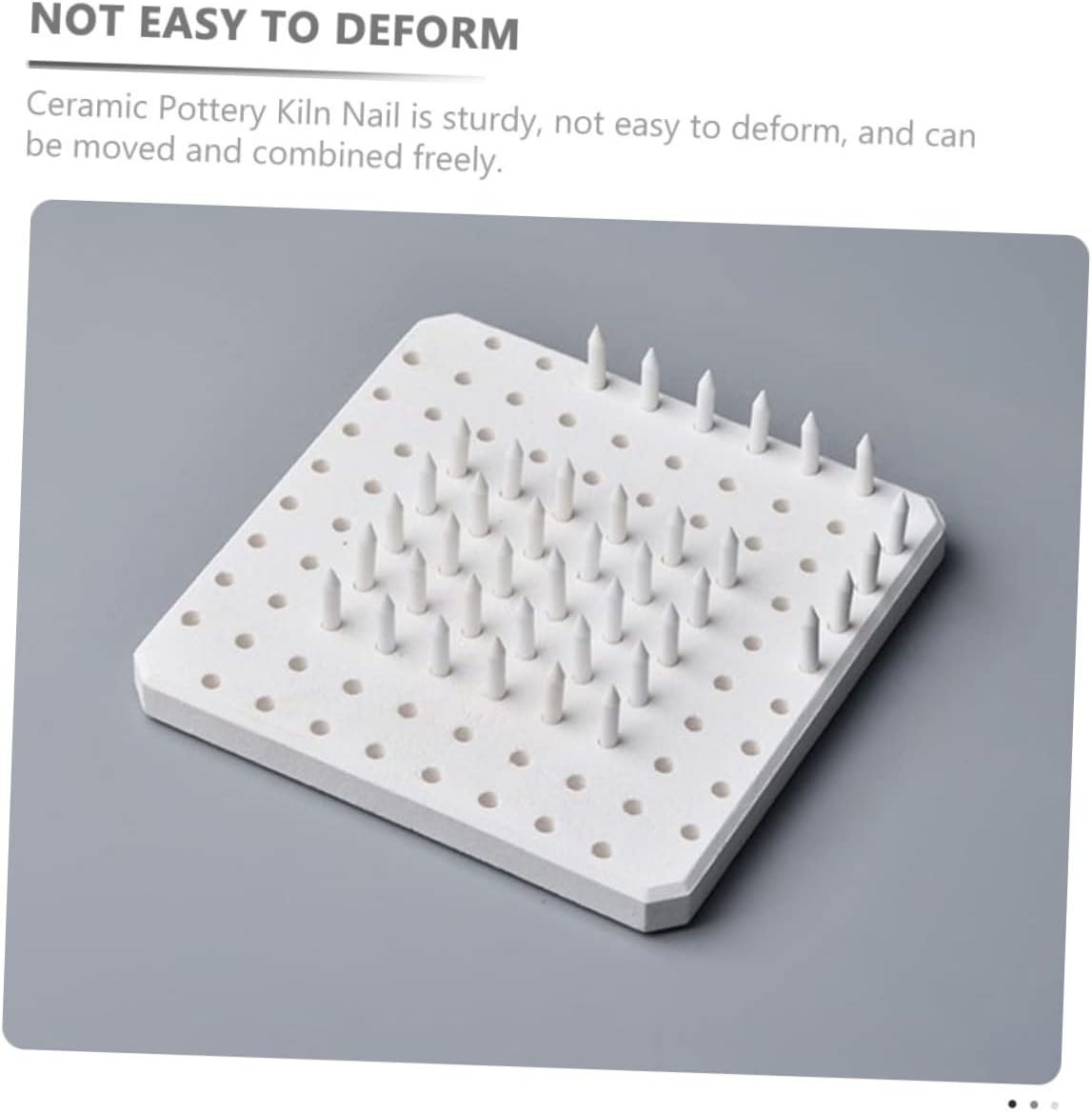 Cabilock 240pcs Refractory Support Nail Pottery Tool for Clay Firing Compact Ceramic Accessories for Glaze Firing and Art Projects