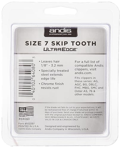 image for Andis – 64080, Ultra Edge Dog Clipper Blade – Made From High-Carbo