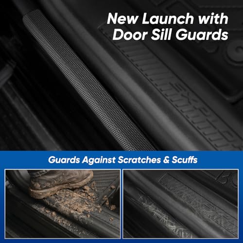 Image of TAPTES Floor Mats & Cargo Liner for Ford Explorer 6 Seats 2020-2026