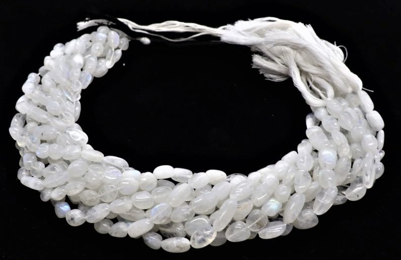 Perles de nacre naturelle de 6 à 7 mm au lustre arc-en-ciel pour joaillerie fine