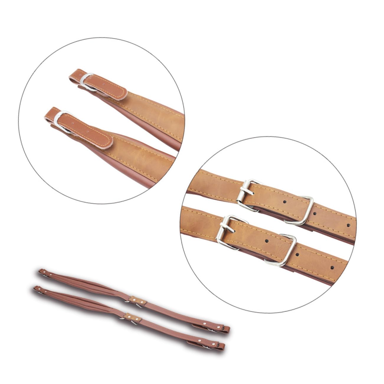 Par de Correas de Acordeón Ajustables para Bajos de 16 a 120, Longitud Regulable (83–110 CM), Impermeables y Cómodas, Adecuado para Uso en Ensayos
