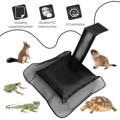 QIANAI Tiersparende Fluchtrampe für Pool, Critter Escape Ramp, Kleintier Swimming Fluchtrampe, Pool Rettungsrampe Tierrampe, Retten Frosch, Ente, Streifenhörnchen, Maus und Andere Tiere(Schwarz)