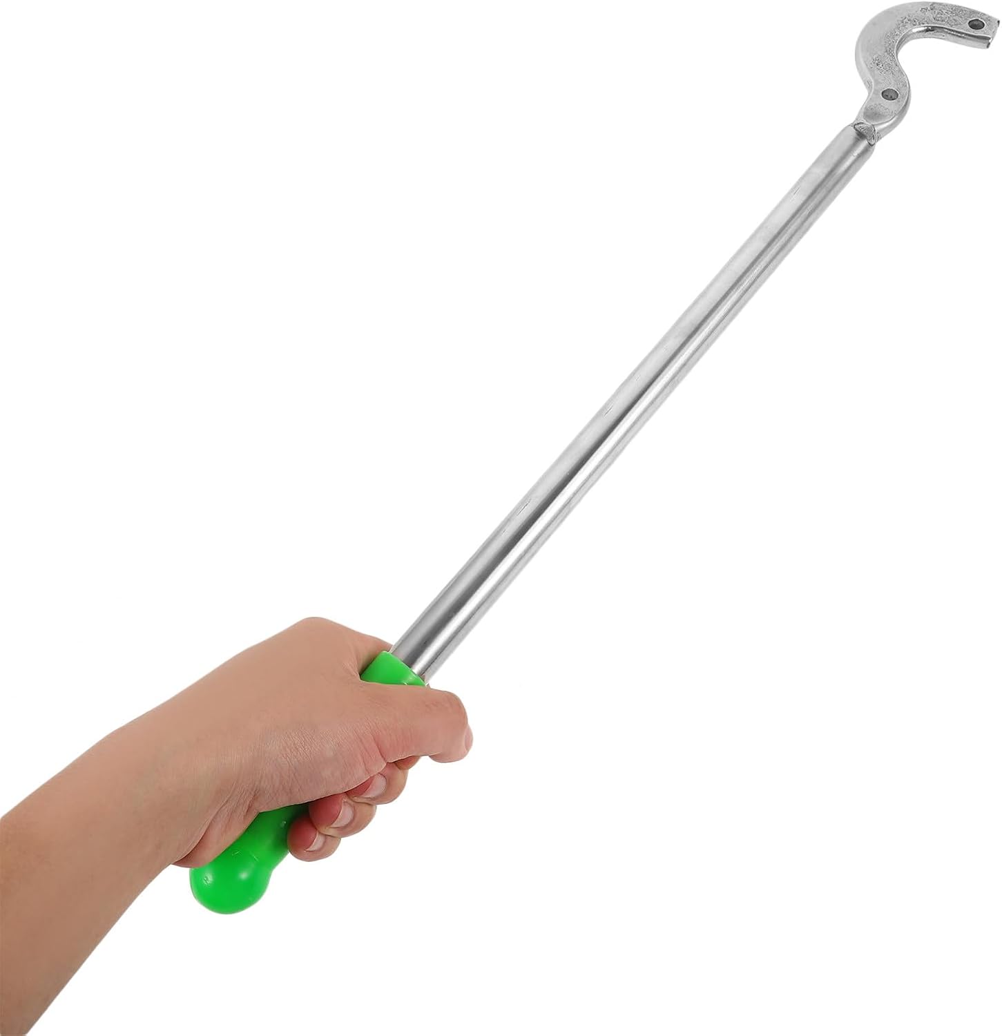 Stainless Steel Manual Well Pump Handle Replacement Silver Accessory | Plastic Parts, Silver Finish, Practical Sealing Effect, Replaceable Design, Personal or Professional Settings