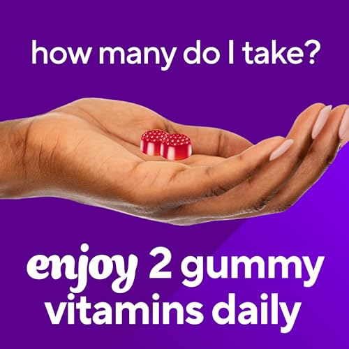 Vitafusion Vitamin B12 1000 mcg Per 2 Gummies | 60 Gummy Vitamins | for Adult Women & Men Energy | Yummy Raspberry Flavor | Gluten Free Supplement - image 8