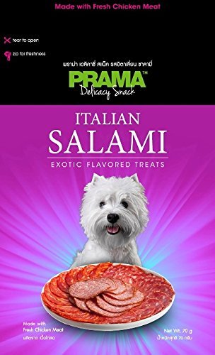 PRAMA Italian Salami Exotic Flavored Dog Treats (Pack of 3)