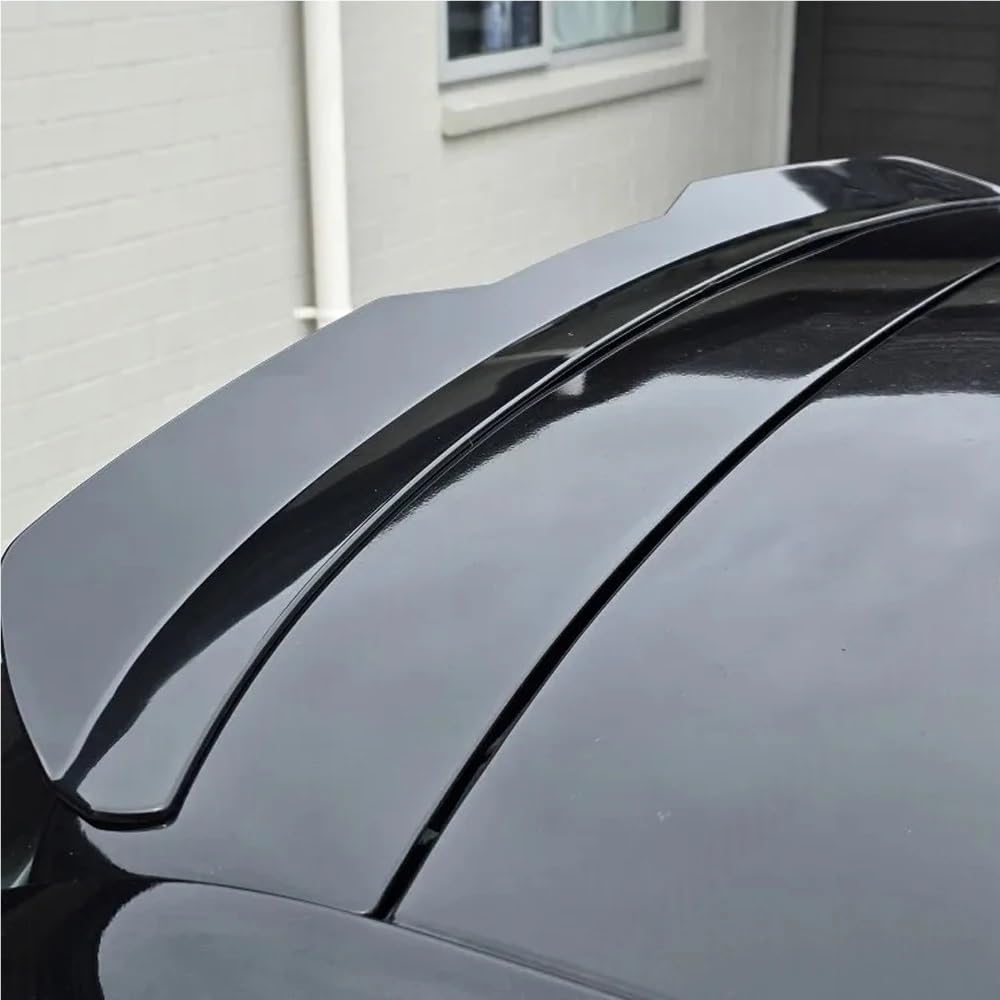 Tylny spojler dachowy samochodu kompatybilny z Audi A3 Sportback 8P Facelift 2004-2013 tylne skrzydło czarny błyszczący zestaw karoserii ABS akcesoria tuningowe(Matte Black)