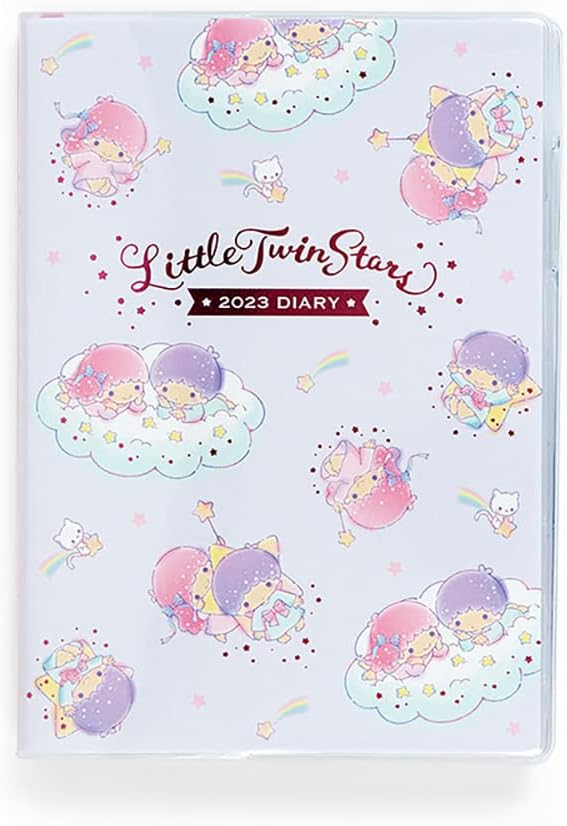 Sanrio Little Twin Stars 2023 205681 B6 Diary (Horizontal Ruled Type)