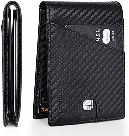 Wallets For Men Slim,Men's Wallets, Card Cases & Money Organizers,100% Genuine Leather Mens Slim Wallet With ID Window|Bills Slot,Bifold Wallets For Men,Thin Wallets Men With Gift Box