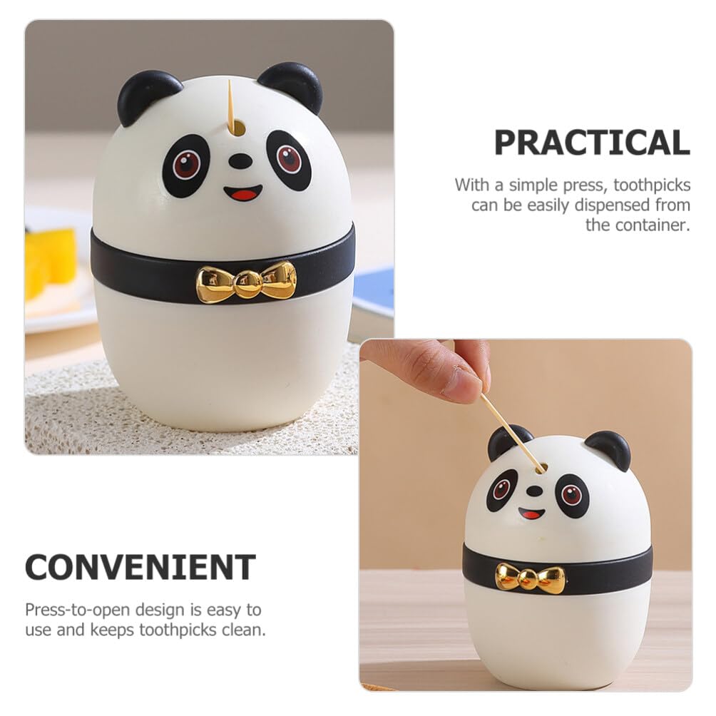 Amazon.co.jp: Kichvoe パンダ 爪楊枝 、 クリエイティブ プッシュ式 