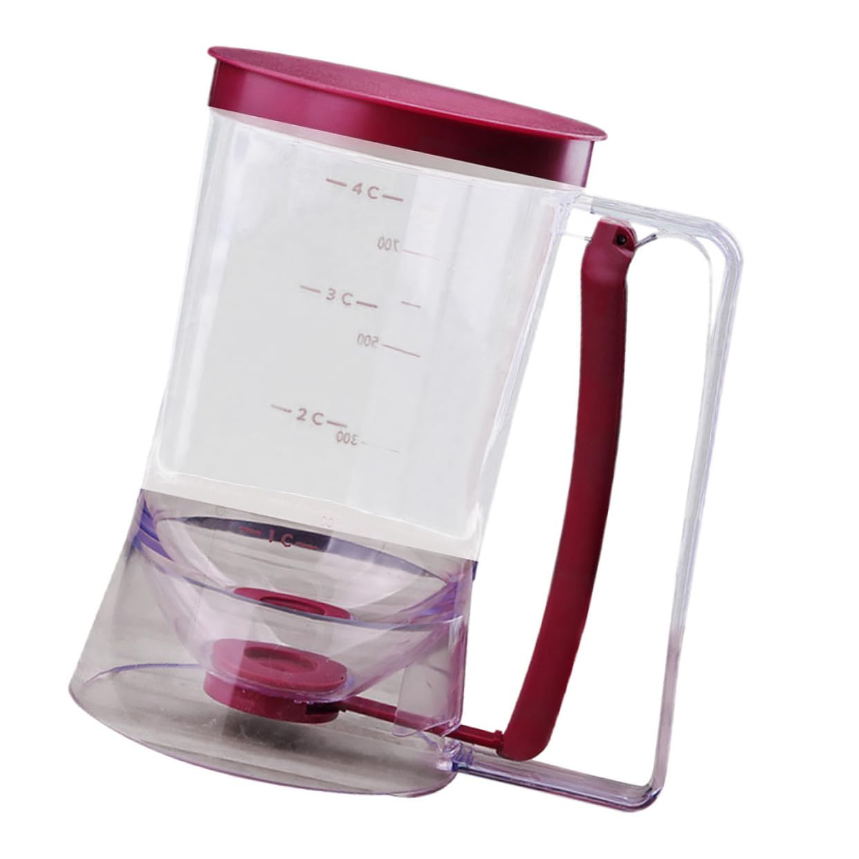 Mikinona 900ml Handheld Dispenser Grease Separator for Baking Easy to Assemble Use for Pastries