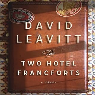 The Two Hotel Francforts Audiolibro Por David Leavitt arte de portada