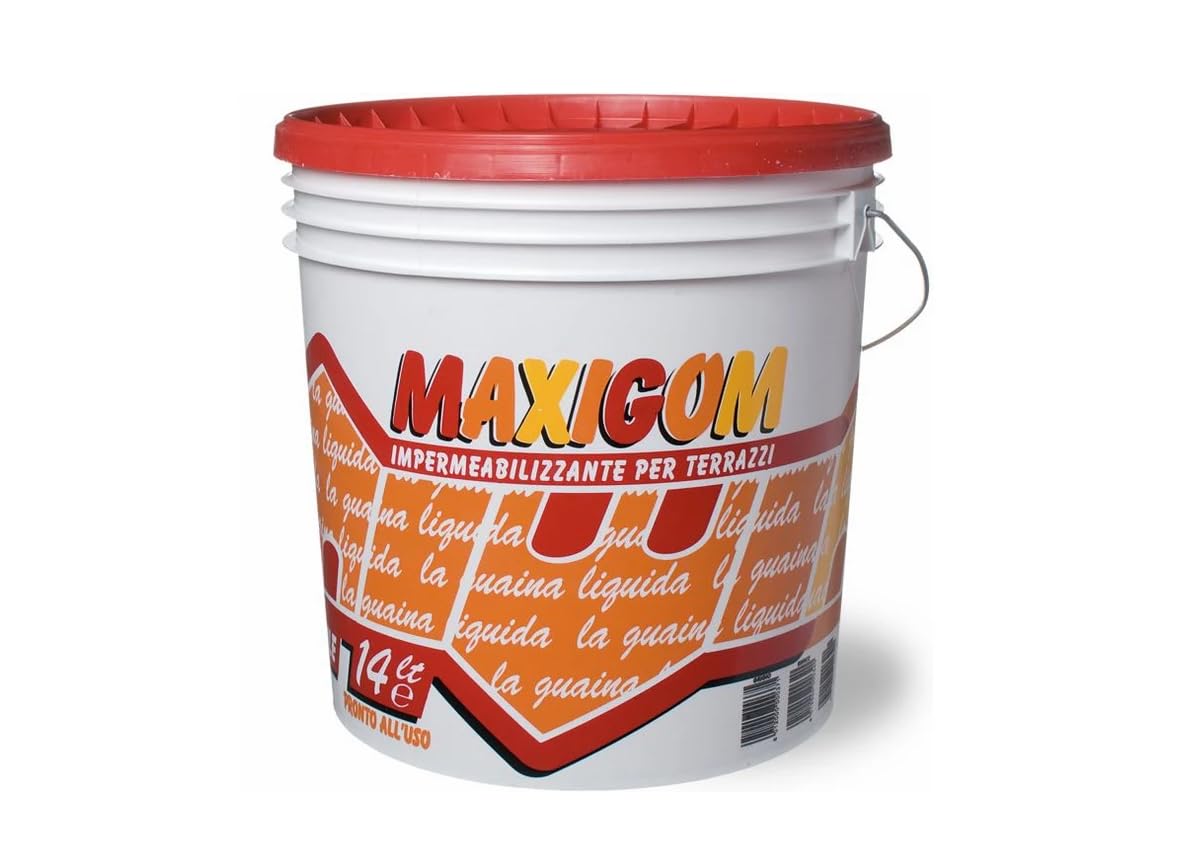 Guaina Liquida Impermeabilizzante Calpestabile Maxigom Laiv Trasparente 13 Lt