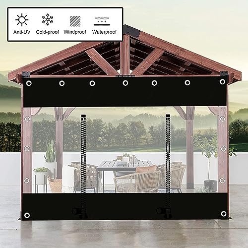 Panneaux latéraux imperméables transparents stop pluie pour pergolas - 7