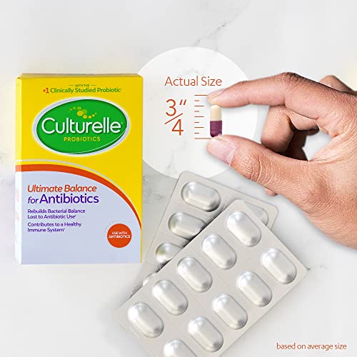 Culturelle Probiotics Ultimate Balance Probiotic with Antibiotics-Probiotic Capsules Help Restore Good Bacteria Lost During Antibiotic Use & Contribute to A Healthy Immune System,20Count(Pack of 2) - image 3