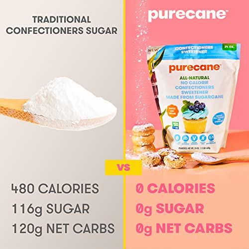 Purecane Sugar Substitute Confectioners Sweetener, 24 Oz #TOP1
