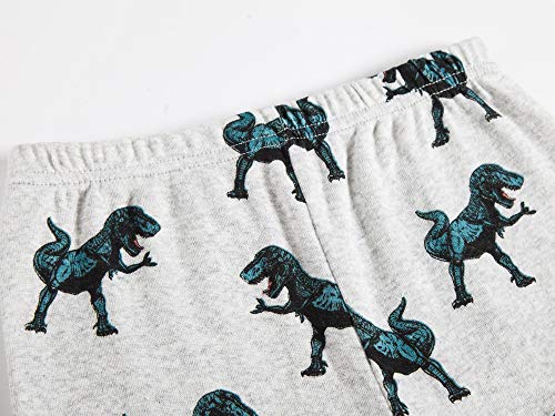 Image of Dolphin&Fish Boy Pajamas Toddler Kids Pjs Set Cotton Soft Clothes Sleepwear | Long Sleeve Elastic Cuffs,Stretch breathable,Dinosaur Space Print Options