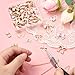 DanLingJewelry 60Pcs 10 Styles Pink Color Enamel Bow Charms Lovely Bowknot Pink Enamel Charms for Jewelry Making DIY Crafts