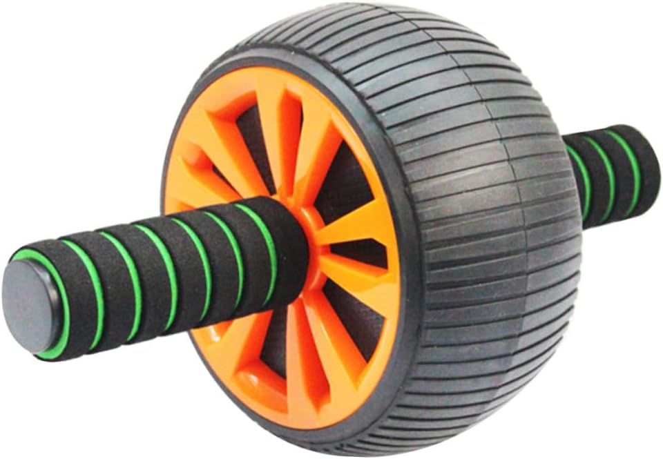 Ab Wheel Roller Non-slip Fitness Abdominal Exercise Trainer Silent Abdominal Muscle Training Tool for Home Gym Workout