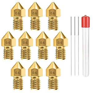 Meafeng 0.6mm 3D-Druckerdüsen mit Reinigungsnadeln