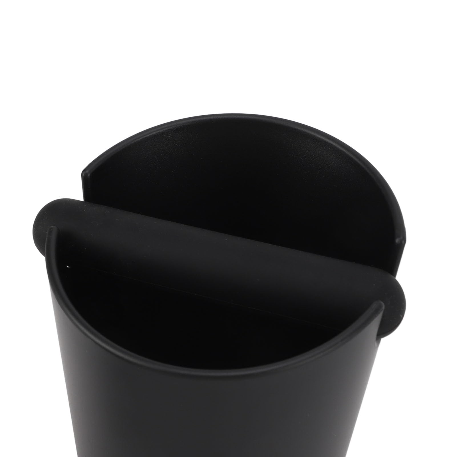Fdit Cajón de Golpe para Café con Alfombrilla de Silicona para (plata | Base Antideslizante, Fabricado en Aluminio y Acero Inoxidable, Ideal para Barra