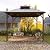 Kingdura Hardtop Gazebo 10'x10' with Double Polycarbonate Roof Canopy, Outdoor Gazebo with All-Weather Resistant Aluminum Frame Permanent Pavilion, UV Blocking for Patio Lawn Garden