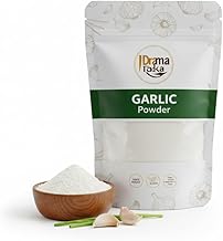 Drama Tadka Garlic Powder | Pure & Natural Dehydrated Garlic | Strong Aroma & Rich Flavor | No Added Preservatives | Kitchen Essential Spice (50g)