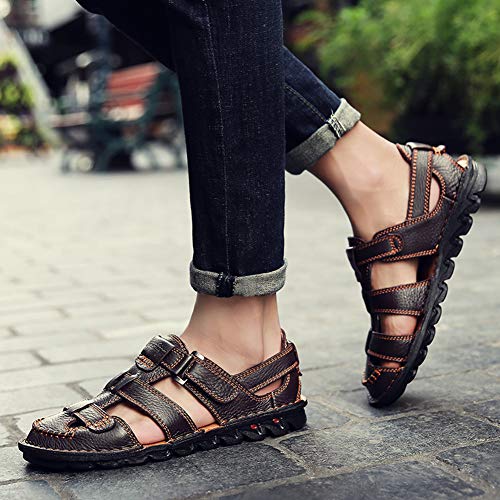 Men Summer Breathable Sandals Casual Outdoor Walking Slip On Driving Shoes3