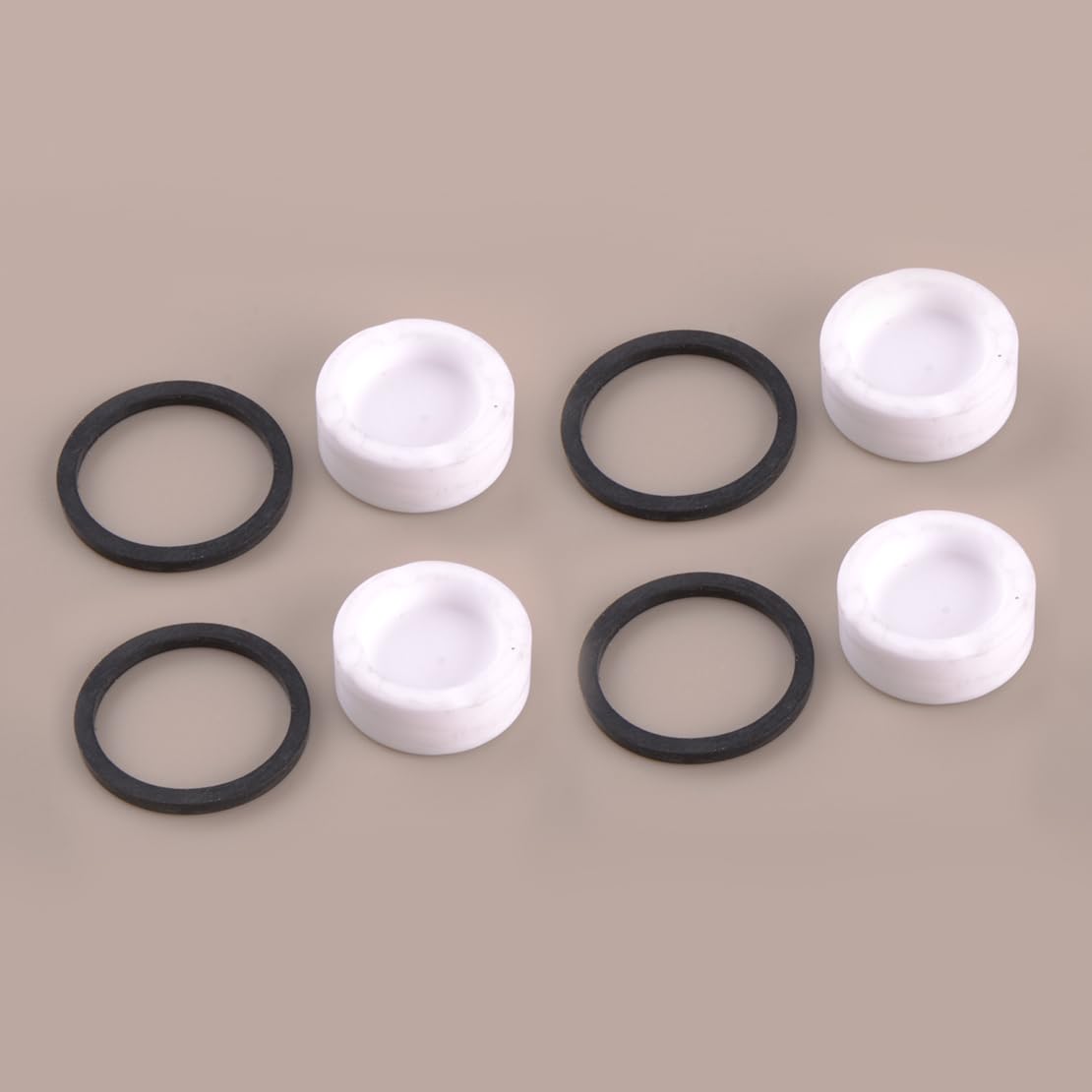 ciciTree 4 Sets Bike Bicycle Hydraulic Brake Caliper Ceramic Piston &Sealing Ring Compatible for Shimano XTR XT SLX