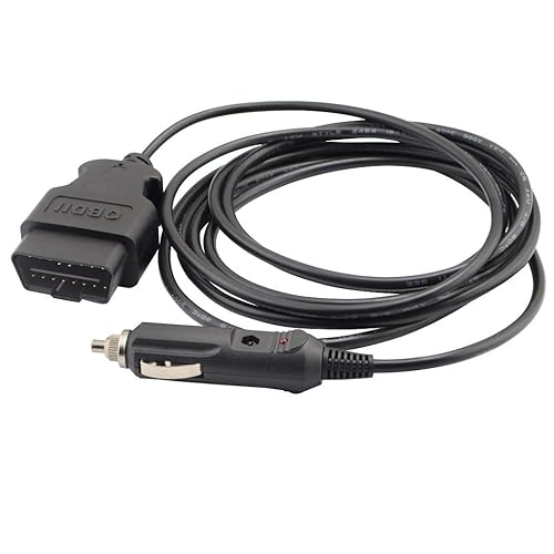 Miniatura 7 de 3M10ft OBD II Vehículo ECU Fuente de alimentación de emergencia Cable de ahorro de memoria con clip de cocodrilo 12V Batería de coche Encendedor de