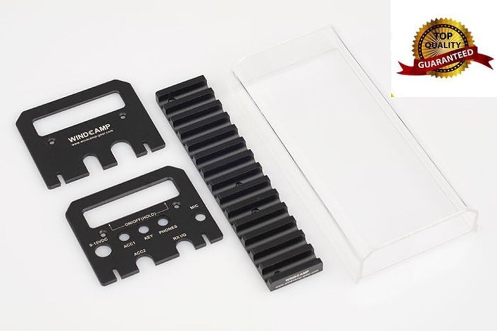 Heatsink Shield Kits+Cover case for ELECRAFT KX3 Transceiver ham Black (Black)