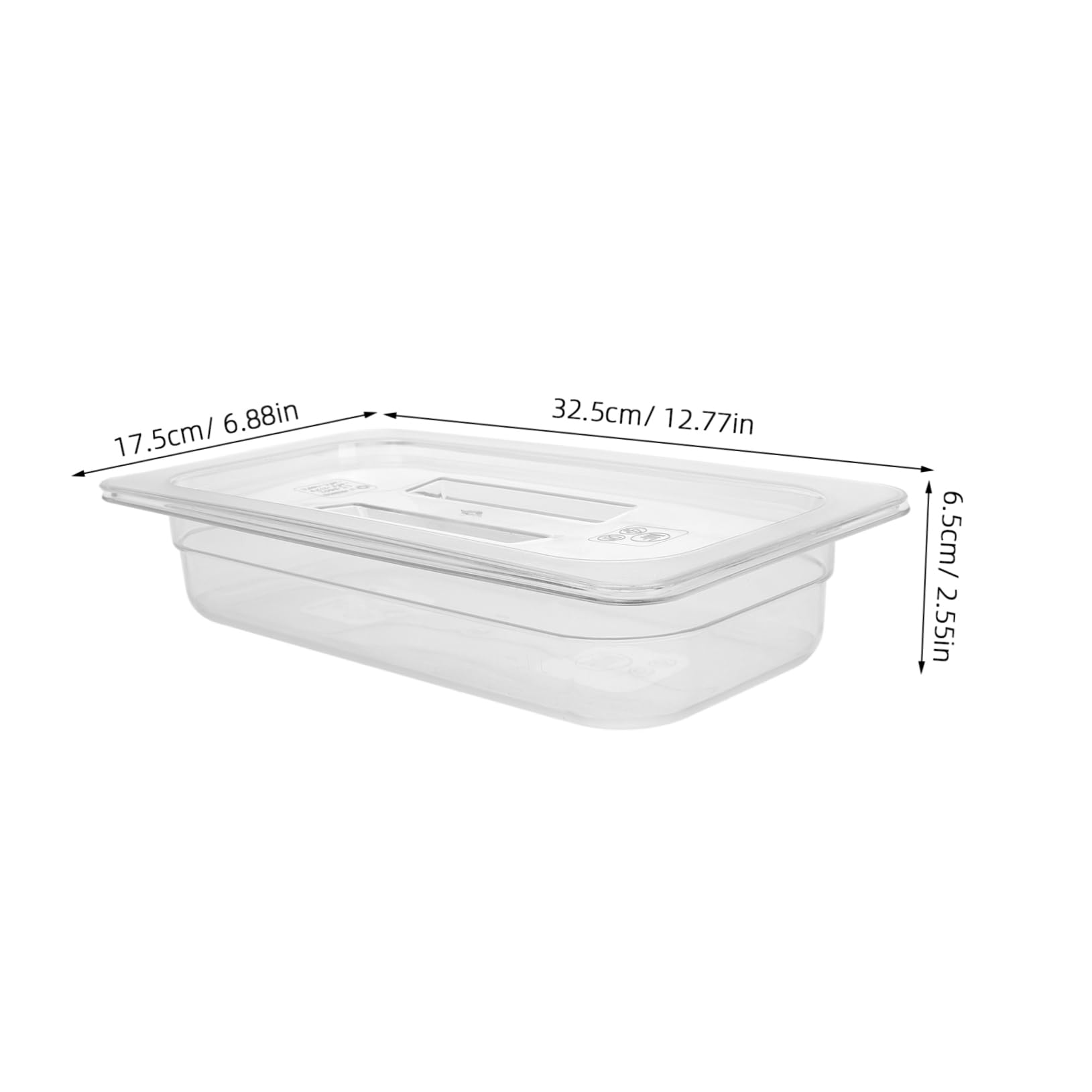 PRETYZOOM Easy-clean Pizza Dough Storage Box Compact and Space-saving for Home Restaurant Use