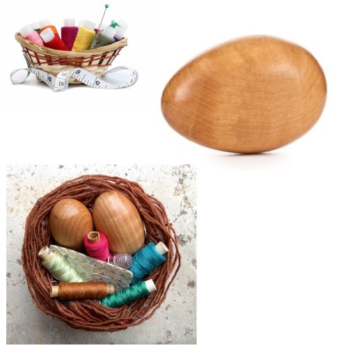 Panetta Casalinghi - Uovo in Legno, Beige, 30 x 30...